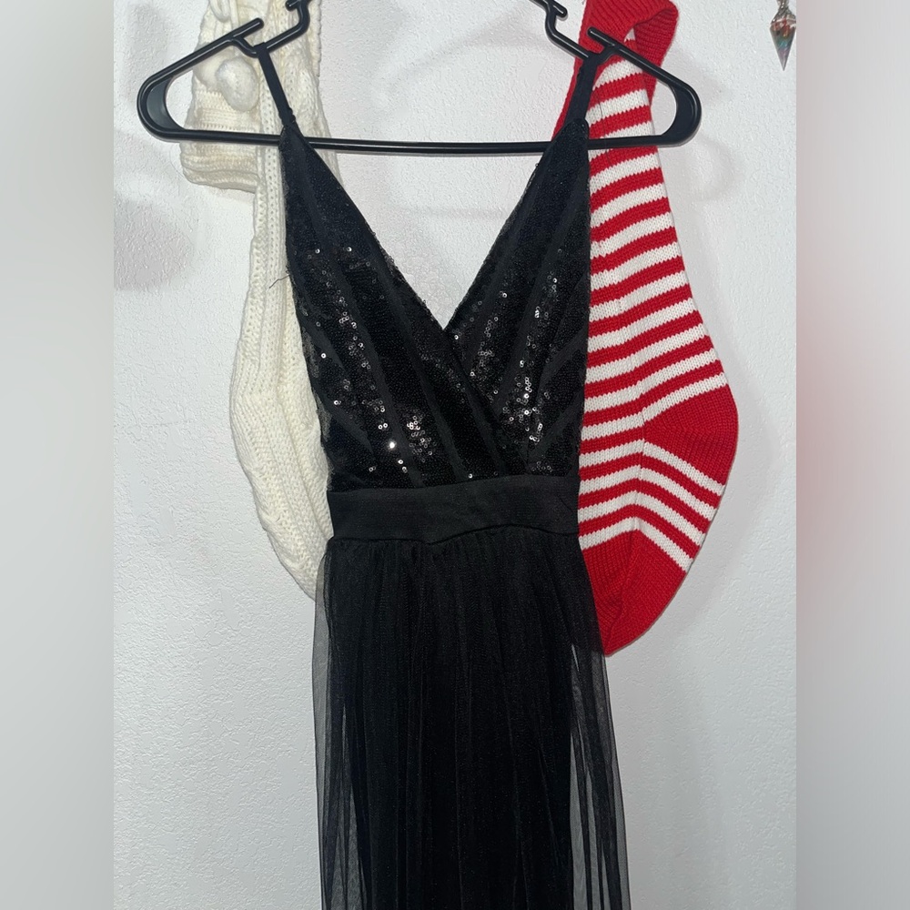 Long black blashe dress size small
